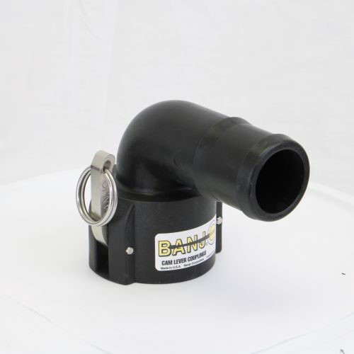 Female Coupler 90 Degree 2" Hose Barb