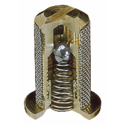 Teejet brass tip strainer 5psi opening pressure