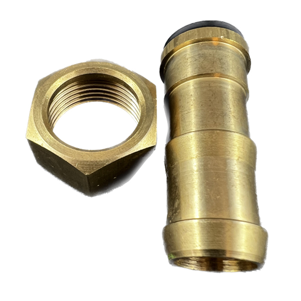 Hex nut and tail straight 3/4" x 3/4"