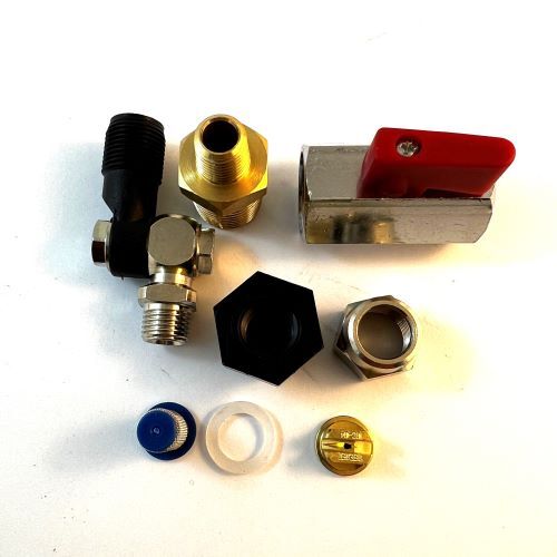 Manual tap fenceline nozzle kit