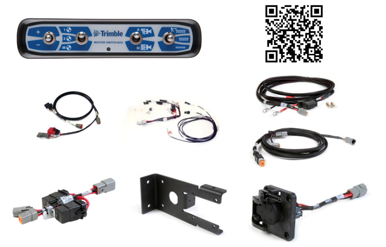 Trimble Full Field-IQ / ISO BUS Cab Kit to Hitch incl Relays, Bracket & Powell Connector (suit GFX-350/1060/1260)